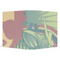 music diva funky pastels 2 binder