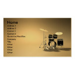 music_drums business cards
