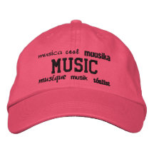 Music - Embroidered Hat