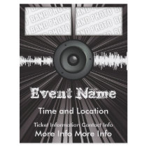 Music Event Flyer Speaker Blast