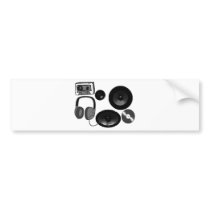Music Fan gifts! Bumper Sticker