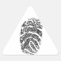 Music Fingerprint Sticker