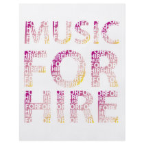 Music For Hire Club Flyer