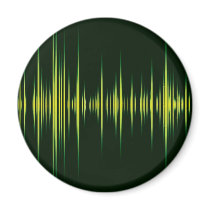 Music graphic equaliser fridge magnets