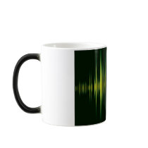 Music graphic equaliser coffee mugs