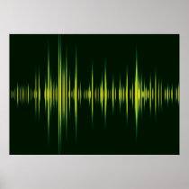 Music graphic equaliser posters