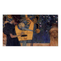 Music - Gustav Klimt Business Card Templates