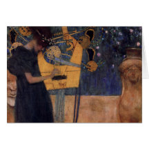 Music - Gustav Klimt Card