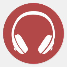 Music Headphones Stickers