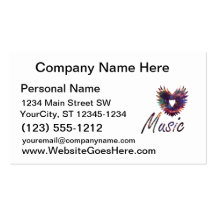 Music heart wing below nebula 1 business card