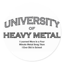 MUSIC-HEAVY METAL STICKERS