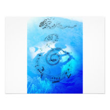 Music in Heaven Custom Invitations