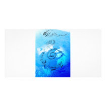 Music in Heaven Photo Card Template