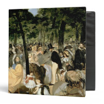 Music in the Tuileries Gardens, 1862 binders