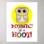 Music is a Hoot Poster