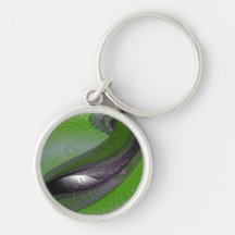 Music is green geometry keychains