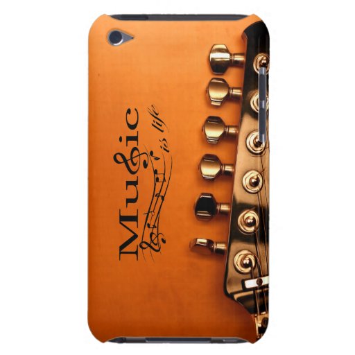 Music is Life with Guitar Machine Head Case-Mate iPod Touch Case