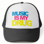 Music Is My Drug hats