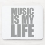 Music Is My Life - DJ Disc Jockey Audio Mouse Mats