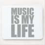 Music Is My Life - DJ Disc Jockey Audio Mouse Mats