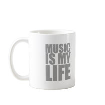 Music Is My Life - DJ Disc Jockey Audio Mugs