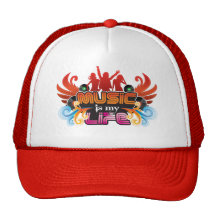music is my life line trucker hat