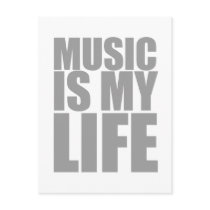 Music Is My Life Postcards