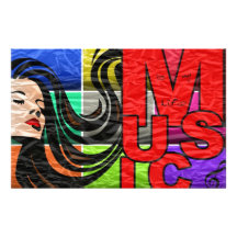 Music Is My Life Stationery Design