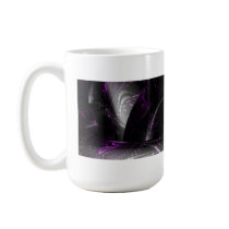 Music is purple geometry (Spirals on black tori) Mug