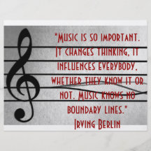 Music is so important flyer design