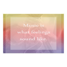 music is what feelings sound like guitar design stationery paper