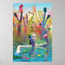 Music Lake Print