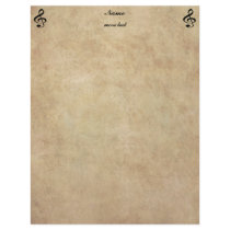 Music Customized Letterhead
