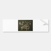 MUSIC LOVELY MUSIC BUMPER STICKERS