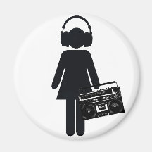 Music Lover Refrigerator Magnet