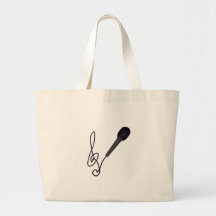 music lover tote bag