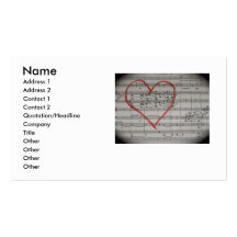Music Lovers business card