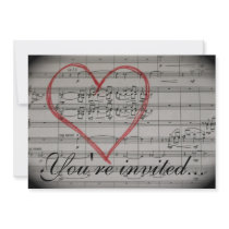 Music Lovers invitation