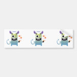 music lovin monster dude bumper sticker