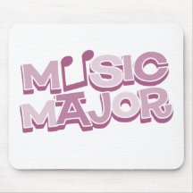 Music Major Pink - Customized Mouse Pads