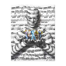 Music Man Gallery Wrapped Canvas