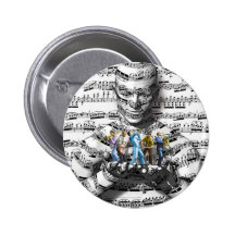Music Man Pinback Buttons