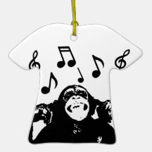 music monkeymonkey ornament