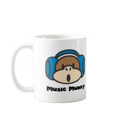 Music Munky Mug by KrispysKingdom