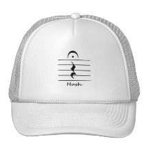 Music Notation Rest with Hush Trucker Hat
