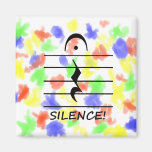 Music Notation Rest with Silence Magnet