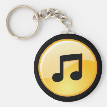 Music Note Keychain