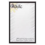 Music Note Paper stationery