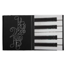Music Note Piano Keys Caseable iPad Folio Cases