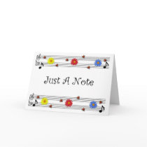 Music Note Thinking Of You Card(Large Print)